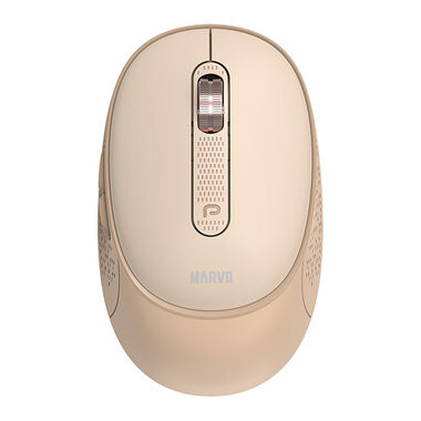 Marvo WM111 růžová / Bezdrátová myš / optická / 1600 DPI / 6 tlačítek / USB 2.4GHz / Bluetooth 