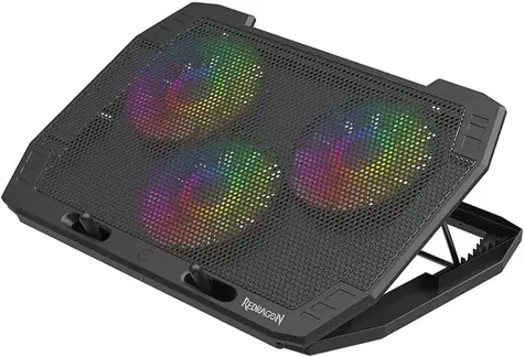 Redragon GCP511 Ingrid černá / chladicí podložka pod laptop / 3x 120 mm / až 17" / USB