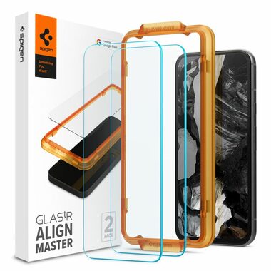 Spigen Glass tR AlignMaster ochranné sklo pro Google Pixel 8a 2ks 