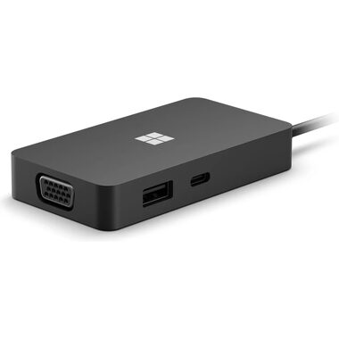 Microsoft Surface USB-C Travel Hub černá / Dokovací stanice / 1x USB-C / 1x USB-A / RJ-45 / HDMI / VGA