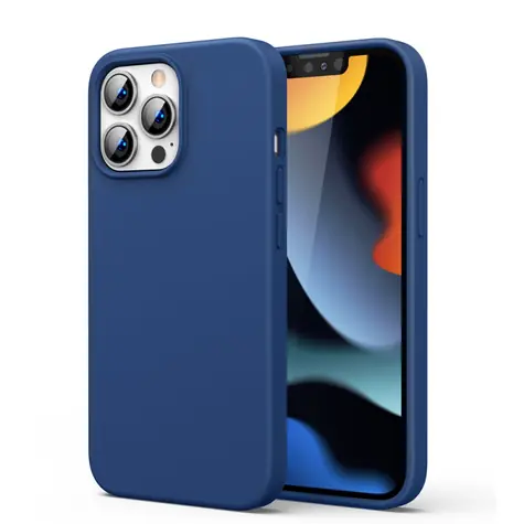 UGREEN Ochranný zadní kryt silikonový pro Apple iPhone 13 Pro modrá 