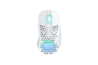 XTRFY M4 Wireless RGB bílá / bezdrátová herní myš / optická / 19000 DPI / 6 tlačítek / 2.4 GHz