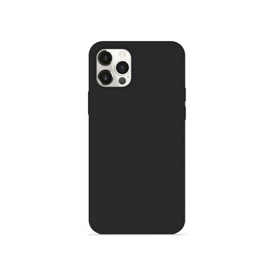 Epico Silikonový kryt pro iPhone 12 & 12 Pro černá / s podporou uchycení MagSafe 