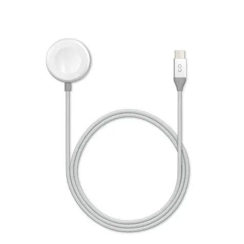 Epico USB-C nabíjecí kabel pro Apple Watch 1.2m stříbrná