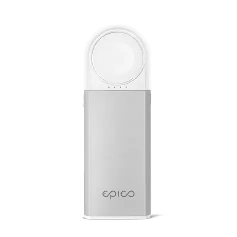 Epico Power Bar stříbrná pro Apple Watch / 5 200 mAh