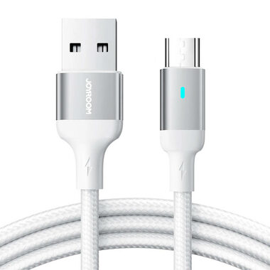 Joyroom S-UM018A10 Nabíjecí kabel USB-A (M) - MicroUSB (M) 2.4A 2m bílá 