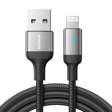 Joyroom S-UL012A10 Nabíjecí kabel USB-A (M) - Lightning (M) 2.4A 3m černá