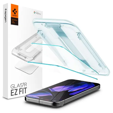 Spigen Glass tR EZ Fit ochranné sklo pro Google Pixel 9 Pro/10 Pro & Pixel 9/10 2ks