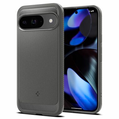Spigen Rugged Armor ochranný kryt pro Google Pixel 9 Pro/Pixel 9 marble gray