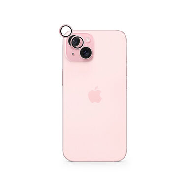 Epico Aluminium Lens Protector Ochranné sklo pro fotoaparát Apple iPhone 15/15 Plus růžová