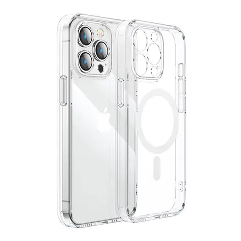 Joyroom JR-14D7 zadní kryt s MagSafe pro Apple iPhone 14 Plus čirá 