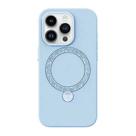 Joyroom PN-14L4 Case Dancing Circle ochranný kryt s MagSafe pro Apple iPhone 14 Pro Max modrá 