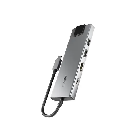 Spello USB-C Hub 9in1vesmírně šedá