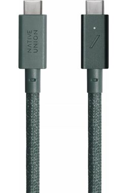 Native Union Belt Cable Pro USB-C 2.4m 240W zelená