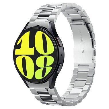 Spigen Modern Fit 316L nerezový řemínek pro Samsung Galaxy Watch 7 44 & 40 mm stříbrná