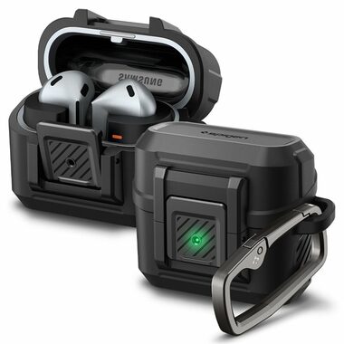 Spigen Lock Fit ochranné pouzdro pro Samsung Galaxy Buds 3 & 3 Pro černá