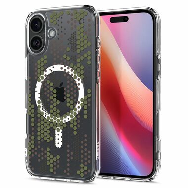 Spigen Ultra Hybrid MagSafe ochranný kryt pro Apple iPhone 16 digital camo