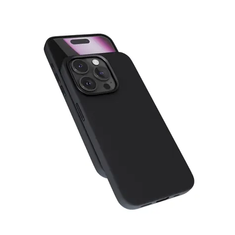Epico Mag+ Pro silikonový ochranný kryt s MagSafe pro Apple iPhone 16 Pro černá