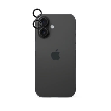 Epico Aluminium Lens Protector ochranné sklo fotoaparátu pro Apple iPhone 16/16 Plus černá