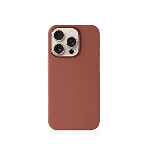 Epico Mag+ Leather ochranný kryt s MagSafe pro Apple iPhone 16 Pro hnědá