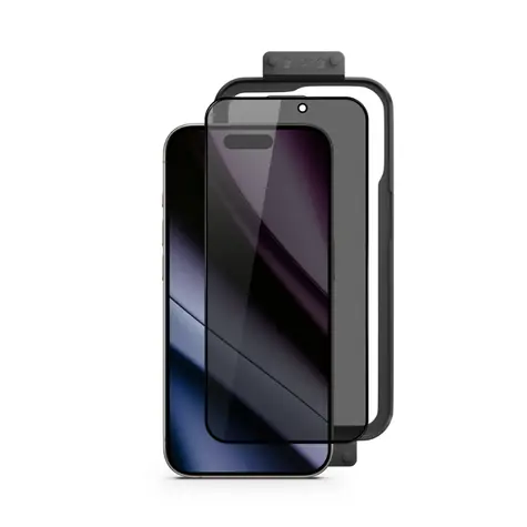 Epico Privacy Glass 3D Ochranné sklo pro Apple iPhone 16 Plus / s instalačním rámečkem
