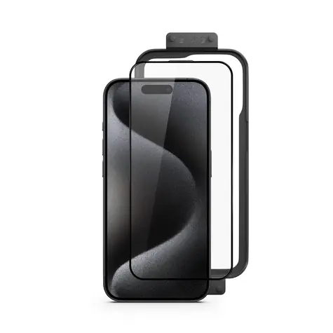 Epico UNUM Sapphire Shield 3D Ochranné sklo pro Apple iPhone 16 / s instalačním rámečkem
