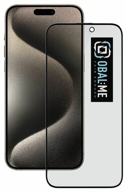 Obal:Me Privacy 5D Tvrzené Sklo pro Apple iPhone 15 Pro Max černá