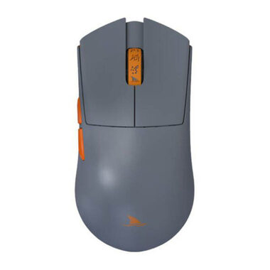 Darmoshark M3s PRO šedá / Herní bezdrátová myš / 26000DPI / 8 tlačítek / USB-C / BT / 2.4G 