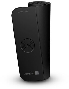 CONNECT IT CHARGE černá / Podložka pod klávesnici a myš s nabíjením / 800 x 300 mm