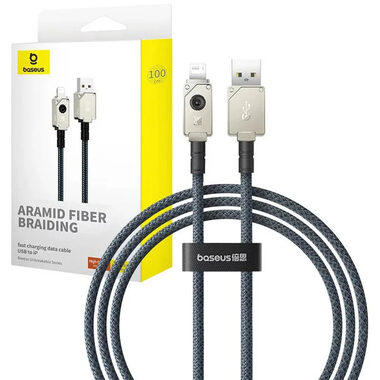 Baseus P10355802221-00 Rychlonabíjecí kabel Lightning 1m černá / 1x USB-A(F) / 1x Lightning(M)