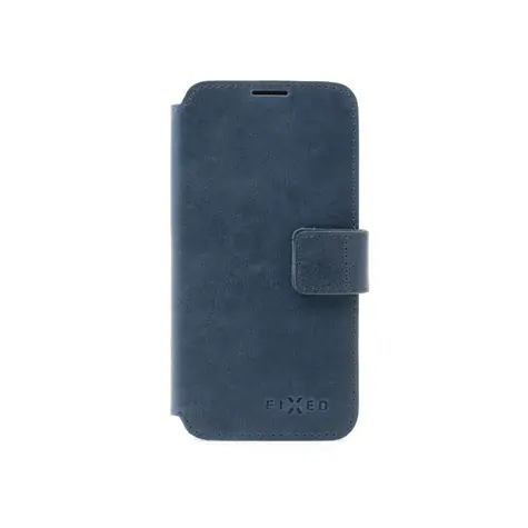 FIXED Kožené pouzdro typu kniha ProFit pro Apple iPhone 16 Pro modré