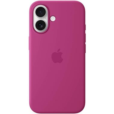 Apple Silikonový kryt s MagSafe pro iPhone 16 - Fuchsia