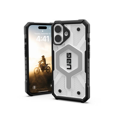 UAG Pathfinder Clear MagSafe ochranný kryt pro Apple iPhone 16 bílá