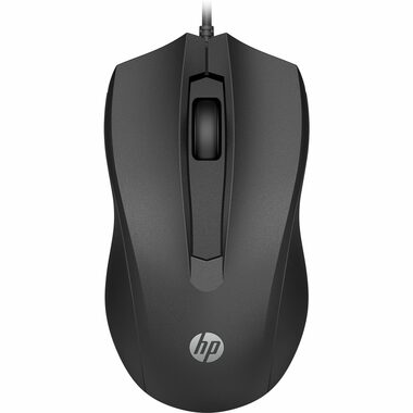 HP 105 Wired Mouse černá / drátová myš / optická / 3 tlačítka / 1600 dpi / USB