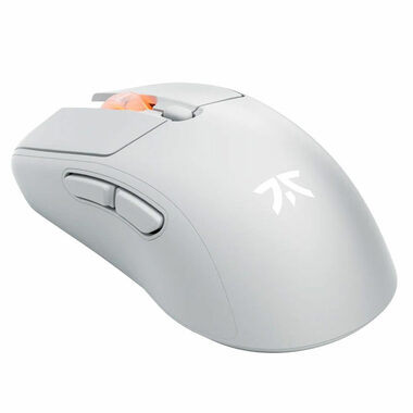 Fnatic Bolt bílá / herní bezdrátová myš / optická / 19000 DPI / 6 tlačítek / 2.4GHz / Bluetooth / USB