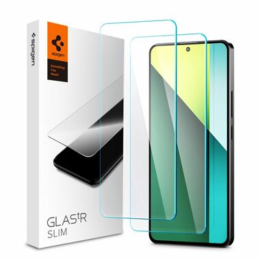 Spigen Glass tR Slim 2 Pack ochranné sklo pro Xiaomi Redmi Note 13 Pro 5G / 2ks