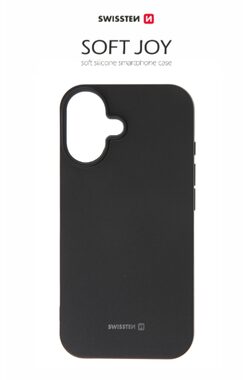SWISSTEN SOFT JOY pouzdro pro Apple iPhone 16 černá