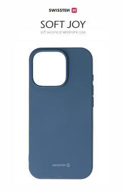 SWISSTEN SOFT JOY pouzdro pro Apple iPhone 16 Pro modrá