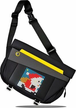 Divoom Pixoo Slingbag-V černá / Taška přes rameno s pixel art displejem / IP68