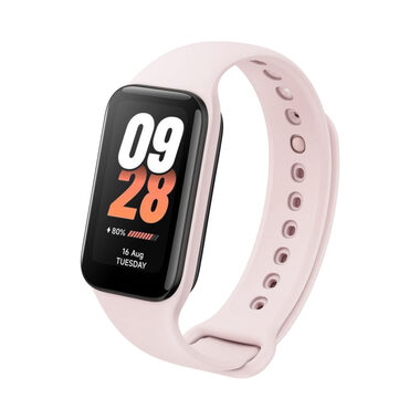FIXED Silikonový řemínek Silicone Strap pro Xiaomi Smart Band 8 Active růžový