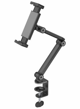 Neomounts DS15-545BL1 černá / Držák tabletu na stůl / 4.7-12.9" / náklon / rotace 360° / 3 čepy 
