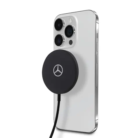 Mercedes 15W Magnetická Bezdrátová Nabíječka černá