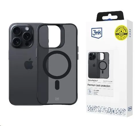 3mk Smoke MagCase ochranné pouzdro pro Apple iPhone 15 Pro