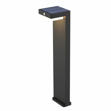 Solight Wo7202 LED solární sloupkové osvětlení Palermo černá / 5W / 400lm / 3000K