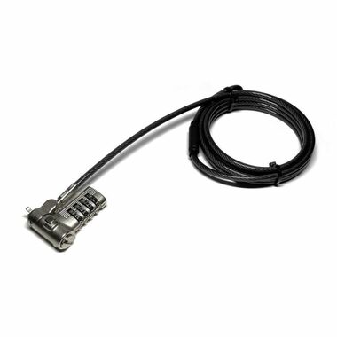 PORT CONNECT Bezpečnostní univerzální kabel s číselným zámkem stříbrná