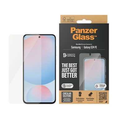 PanzerGlass Tvrzené sklo UWF s aplikátorem  pro Samsung Galaxy S24 FE čirá