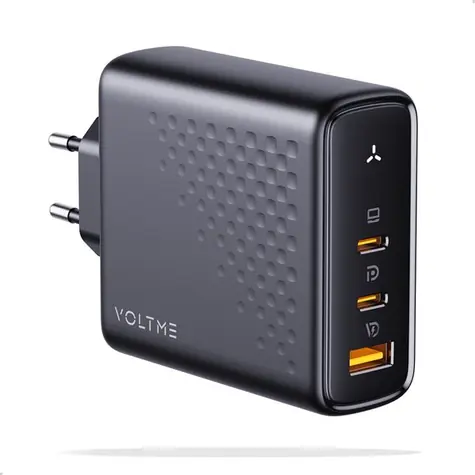 VOLTME Revo 140 PD3.1 CCA 140W černá / GaN / 140W / 2x USB-C / 1x USB-A