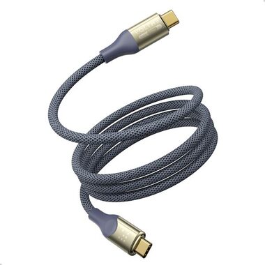 VOLTME Powerlink Utron Series CTC Kabel USB-C(M) 5A/240W 2m modrá / 2x USB-C(M)