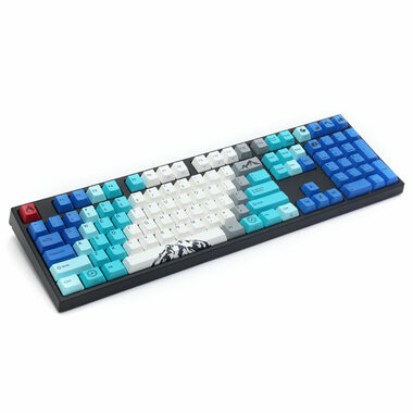 Varmilo VEA108 Summit R1 modrá / Mechanická herní klávesnice / Cherry MX Brown / LED osvětlení / USB-C 