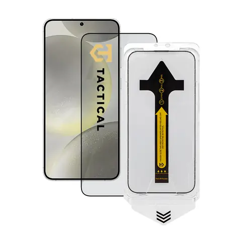 Tactical Impact Barrier for Rookies Ochranné sklo pro Samsung Galaxy S24 / Instalační rámeček